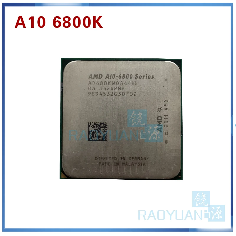 AMD A10-Series AMD A10-6800 A10-6800K A10 6800 A10 6800 к 4,1 ГГц 100 Вт Quad-Core Процессор процессор AD680KWOA44HL гнездо FM2