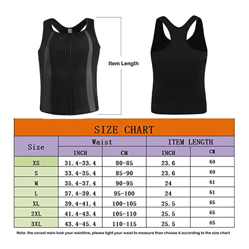 

CXZD Slimming Belt Belly Men Slimming Vest Body Shaper Neoprene Abdomen Fat Burning Shaperwear Waist Sweat Corset Weight Loss