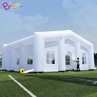 custom made white inflatable church tent 33x33ft oxford fabric inflated wedding party marquee