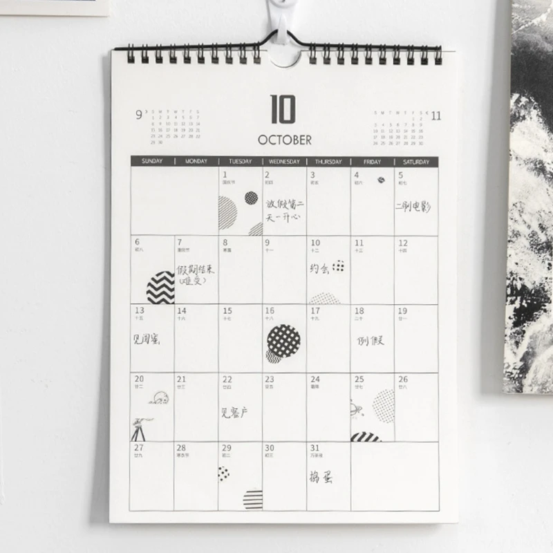 

Hello 2021 Wall Calendar Agenda 365 Days Hanging Daily Planner Notes Spiral To Do List Tearable Desk Calendar Home Decoration