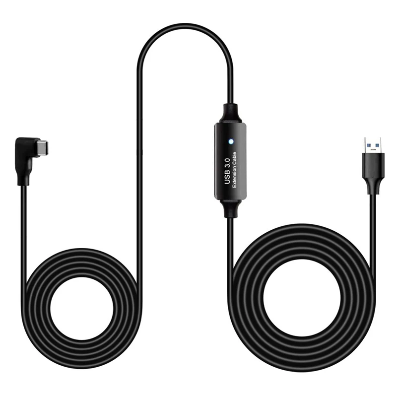 

VR Data Cable, Type A to Type C Vr Data Extension Cable for Oculus Quest Headsets and Gaming Computers