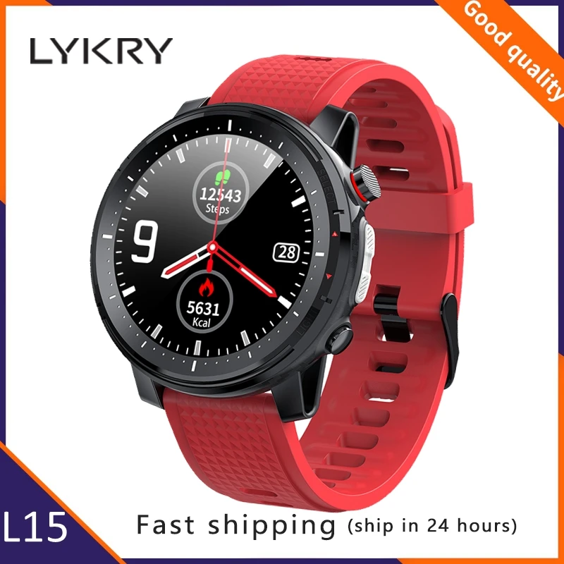 Смарт-часы LYKRY L15 ЭКГ 1 3 дюйма Full-fit Bluetooth управление музыкой камера