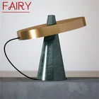 Сказочная Роскошная настольная лампа в скандинавском стиле, современный дизайн, светодиодный настольный светильник для украшения дома, спальни