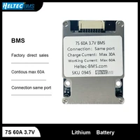 heltec wholesale 24v bms 7s 60a ternary lithium battery protection board for 24v electric bicycle electric tools within 1200w