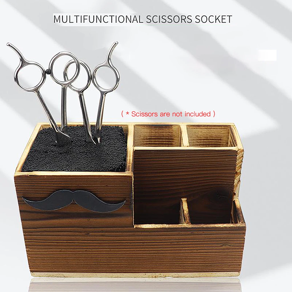 

Salon Scissors Container for Pet Grooming Hair Cutting Storage Brushes