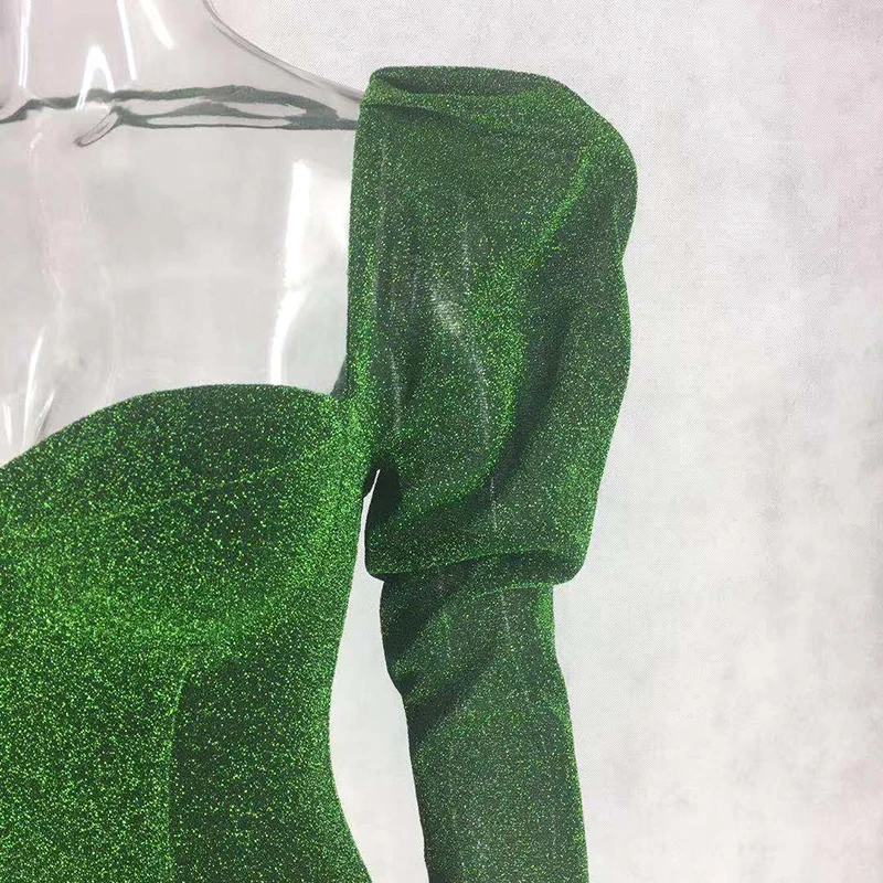 

Vintage Women Puff Sleeve Party Dress Elegant Ladies Square Neck Bodycon Dress Female Long Sleeve Club Wear Dress Vestidos