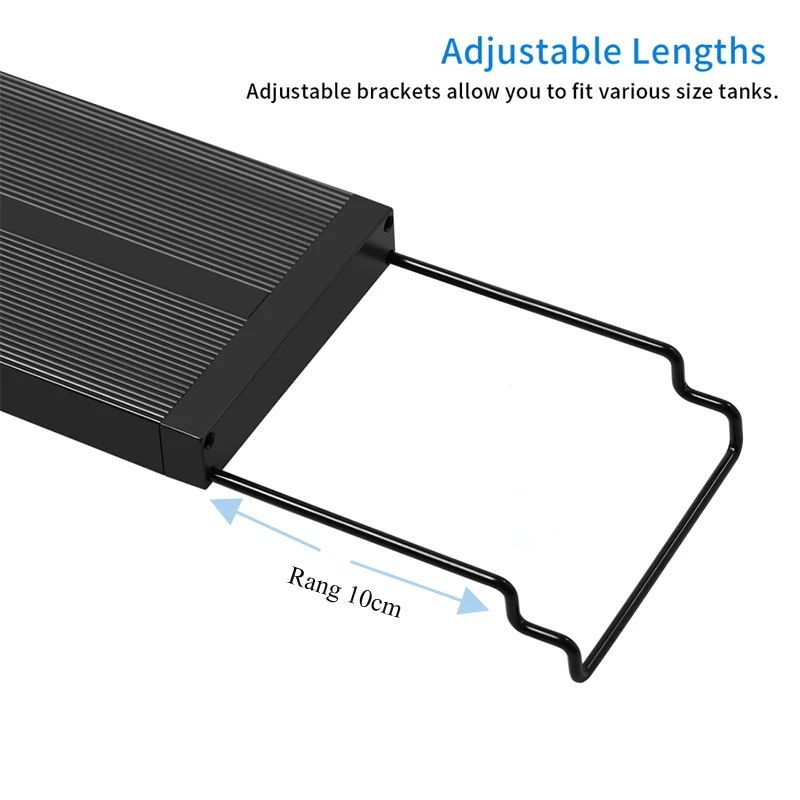 

24-48inch IP65 Programma Aquarium Led Lighting Aquarium Light Lamp For planted Coral Reef led light EU plug Aquarium Leds Dimmer