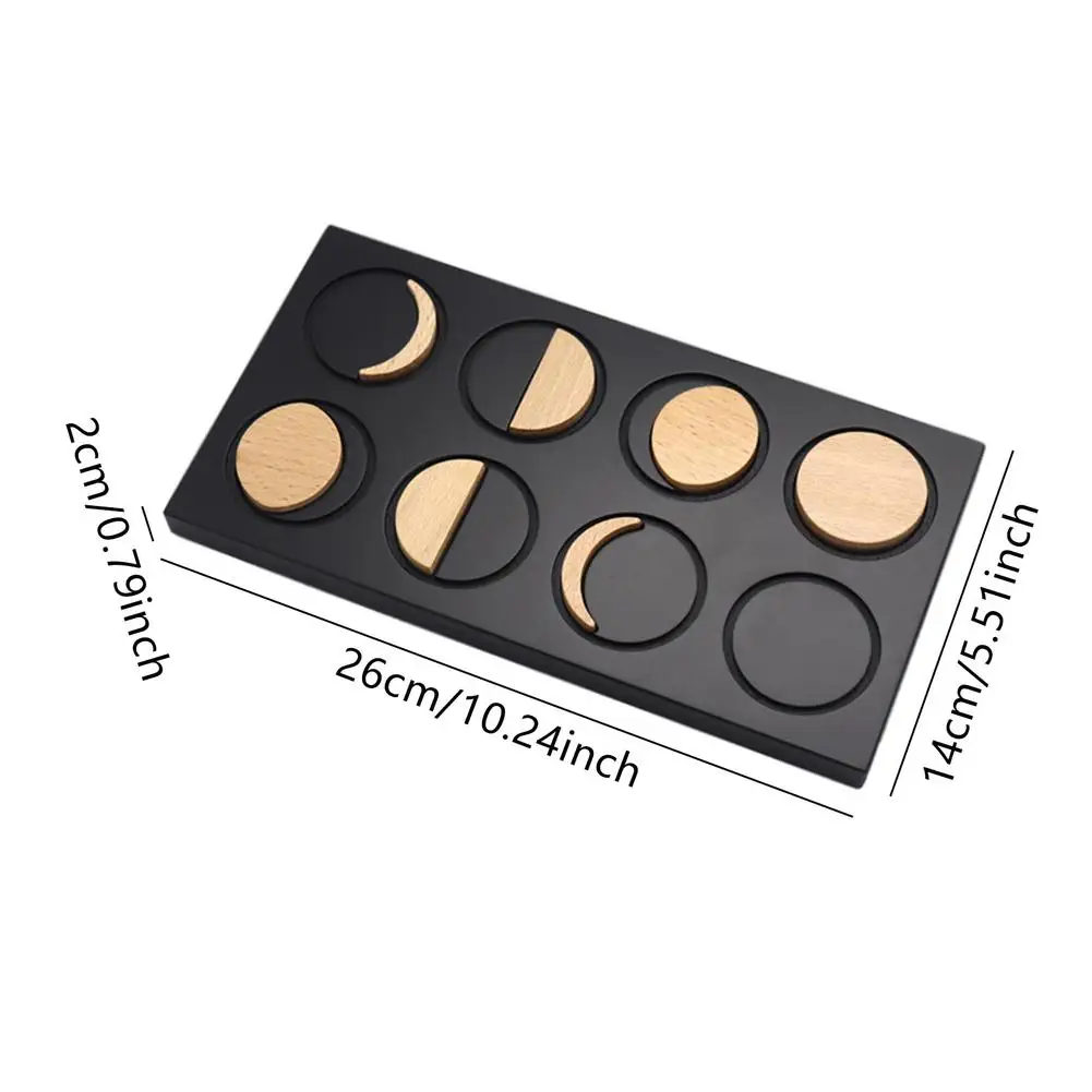 Деревянные пазлы-Монтессори цветные формы Обучающие игрушки головоломки с