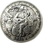 HB(54)US Hobo 1921 Morgan Dollar посеребренные копировальные монеты