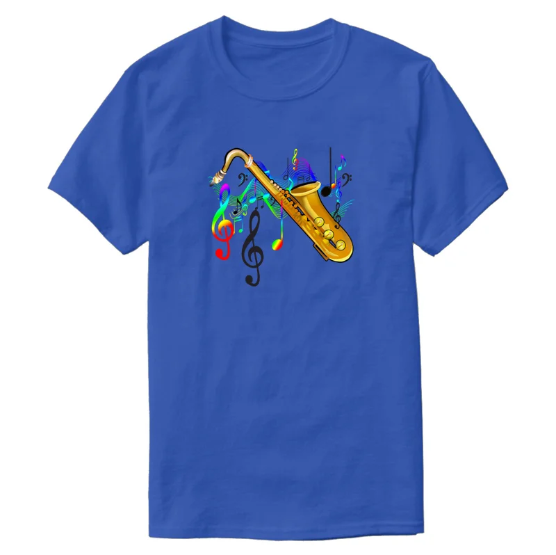 Личность супер саксофон Саксофон Джаз музыка футболка Мужская хлопковая слоган
