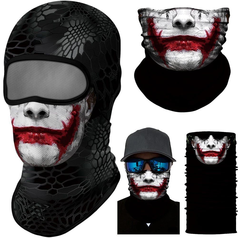 Балаклава Бандана Джокер шейный Гетр велосипедная маска для лица походные шарфы
