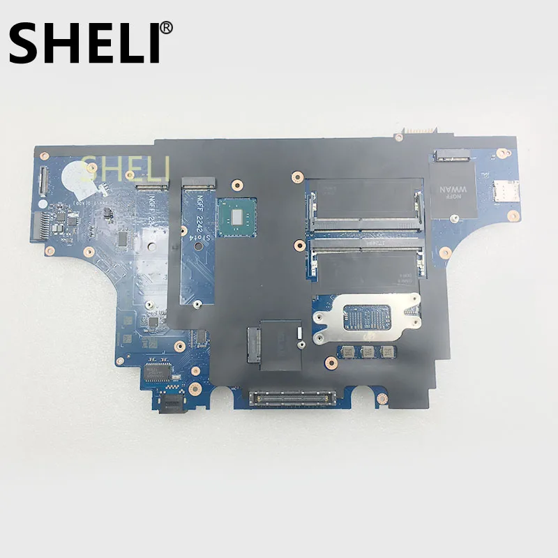 SHELI для DELL Precision 7720 Материнская плата ноутбука с I7-7920 CPU CN-05V4K9 CAP10 LA-E321P DDR4 тест ОК |