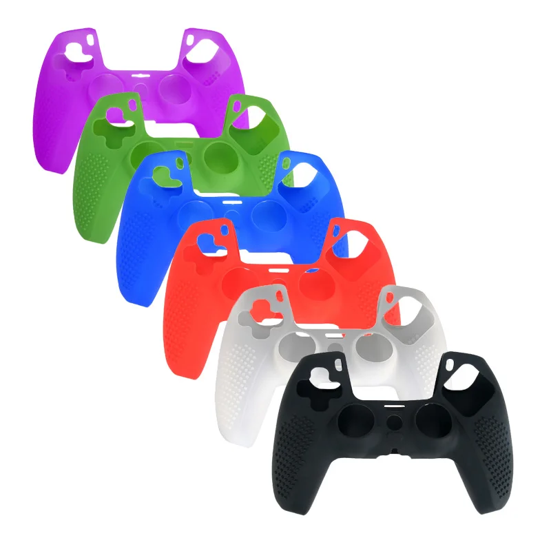 

PS5 Gamepads Skin Case Silicone Case Covers for PlayStation 5 Controllers Thumb Stick Grip Cap Joysticks Dualsense Handle Cases