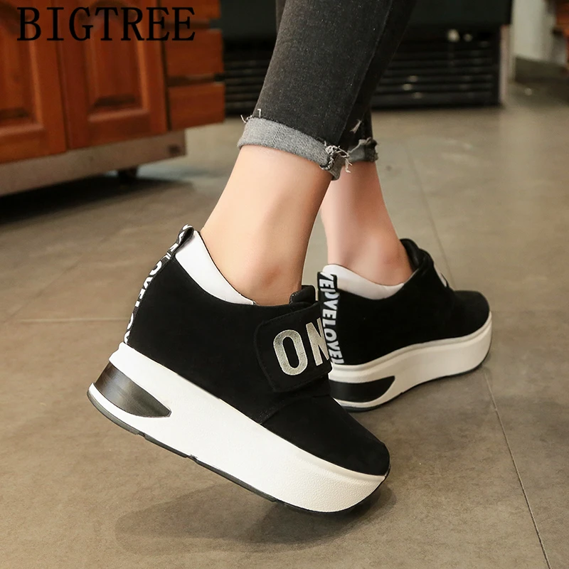 Мокасины женские кроссовки на платформе увеличивающие рост повседневная обувь