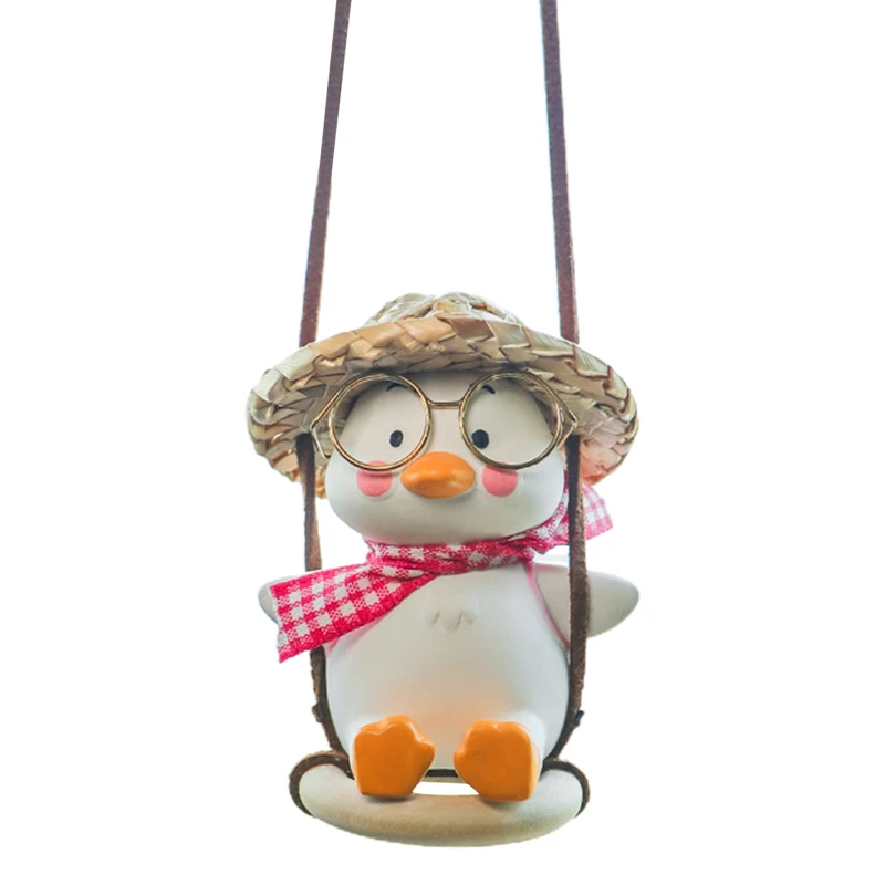 Автомобильная подвеска милые аниме качели в виде маленькой утки подвесные