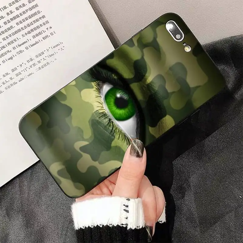Camouflage Military Phone Case for iphone 13 8 7 6 6S Plus X 5S SE 2020 XR 11 12 pro XS MAX