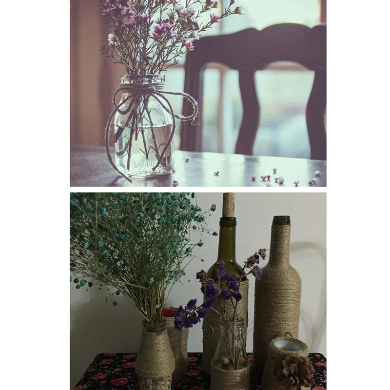 

Hemp Rope Hand-Woven Diy Hemp Rope Is Used To Decorate Photo Wall Garden Etc