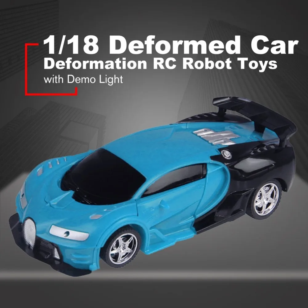 MoFun 1/18 трансформер деформированный rc автомобиль робот-трансформер игрушки со светом Demo пульт дистанционного управления модель автомобиля автомобиль для детей подарок