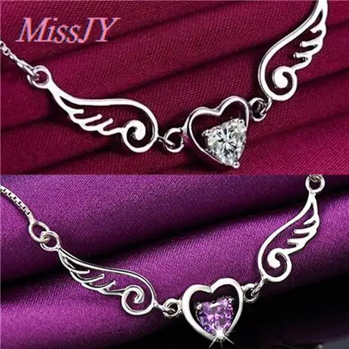 1 шт Серебряный подарок молодой девушки фантазия Романтика покрытое ожерелье