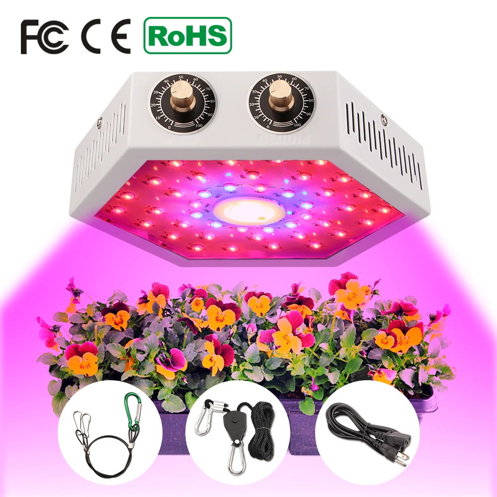 Светодиодная лампа полного спектра для выращивания растений 1000 Вт|Фитолампы| |