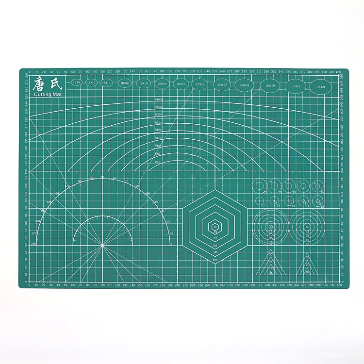 

PVC Cutting Mat A3 Durable Self-healing Cut Pad Patchwork Tools Handmade Diy Accessory Cutting Plate Dark Green 30*45cm