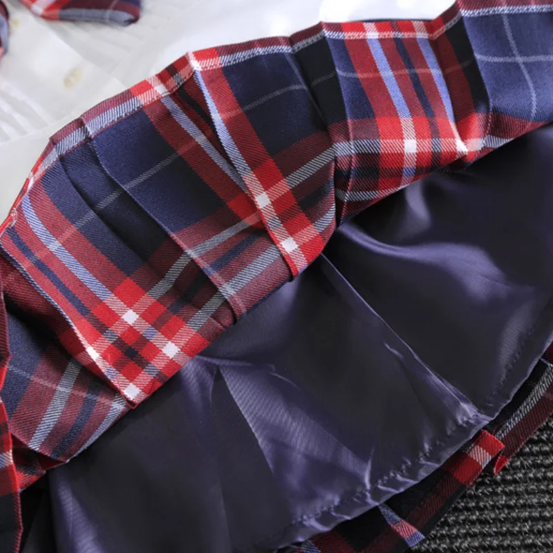 Новые рождественские наряды комплекты одежды для девочек повседневный комплект