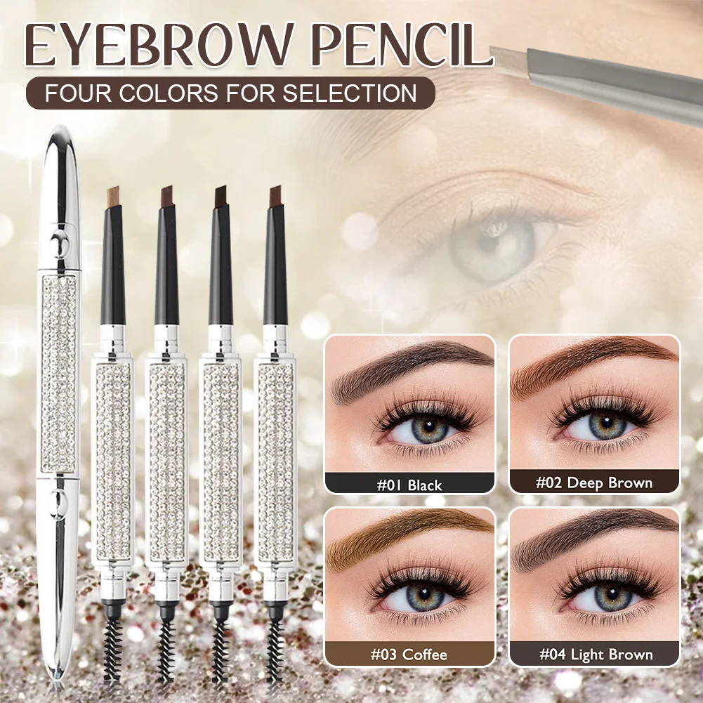 

Eyebrow Pencil Waterproof Long Lasting 2-in-1 Brow Tint Pen with Replaceable Refill Eye Brow Makeup for Women Makeup Pen