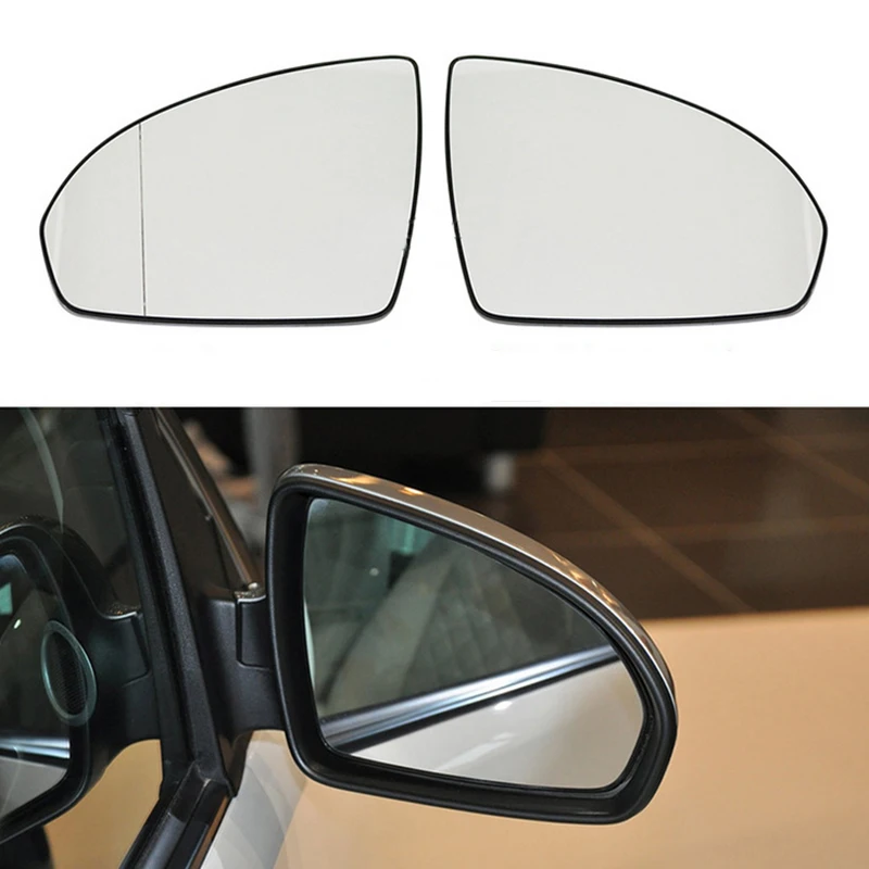 Auto Wide Angle Left Right Heated Wing Rear Mirror Glass for SMART FORTWO 2009 2010 2011 2012 2013 2014