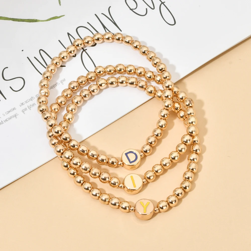 ZMZY DIY Бохо новый A-Z браслеты с буквами для женщин ювелирные изделия Модные