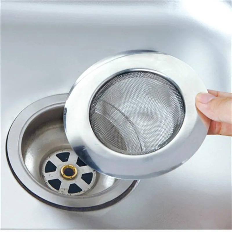 

Stainless Steel Bathtub Hair Catcher Stopper Shower Drain Hole Filter Trap Kitchen Metal Sink Strainer Floor Drain Anti-blocking