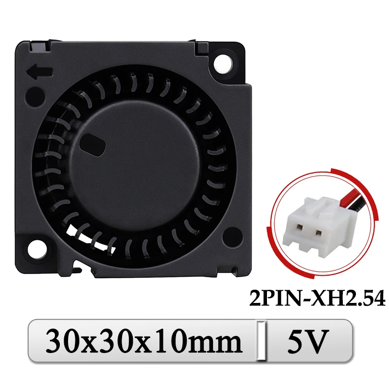 1Pcs Gdstime DC 5V Blower Fan 30mm 30x30x10mm Mini Radial Cooler Fan 30mx10mm Laptop Micro 3CM Turbo Blower Cooling Fan