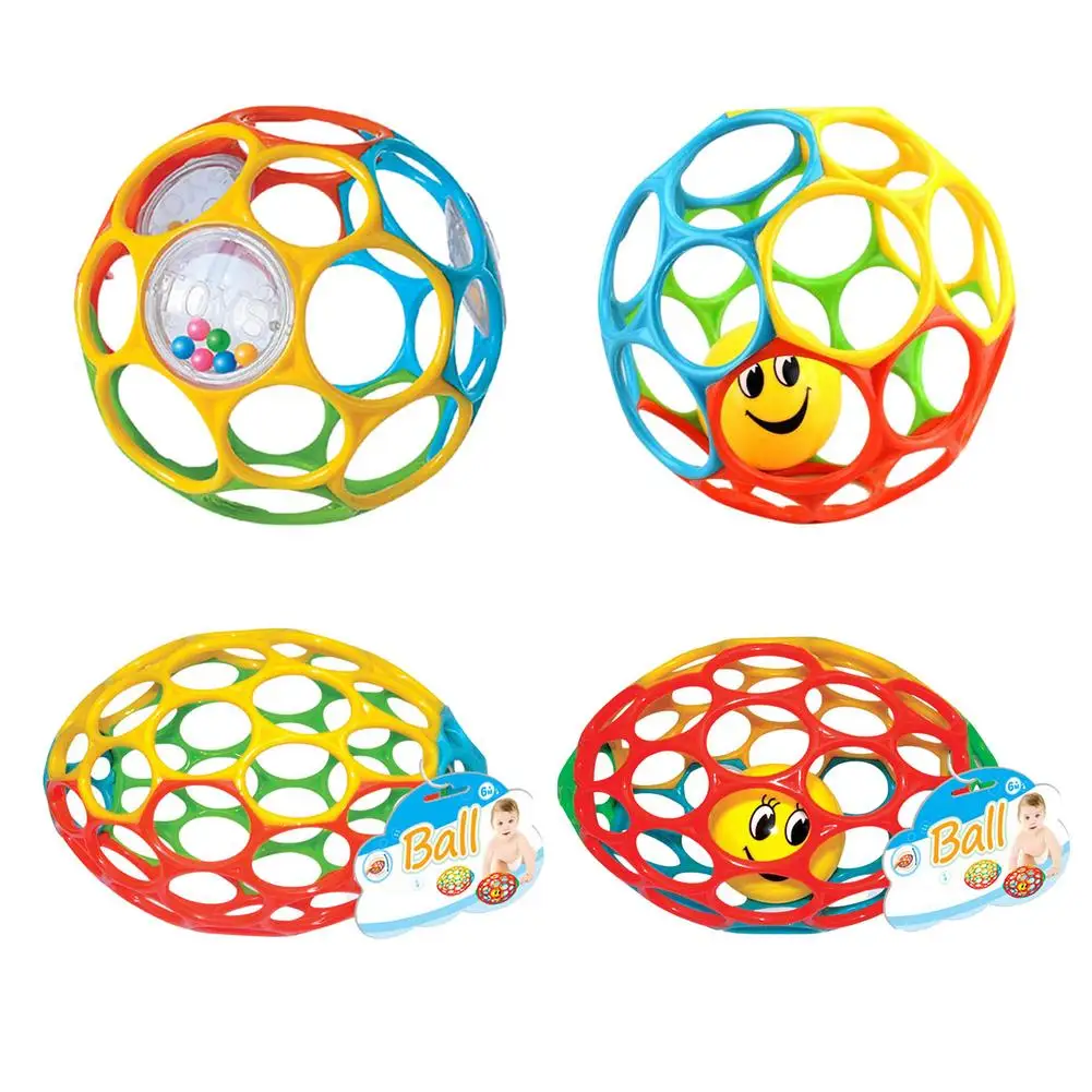 

Educational Grip Ball Attractive Early Educational Ball Colorful Hole Balls with Bell Wonderful Gifts for Newborn Toddlers