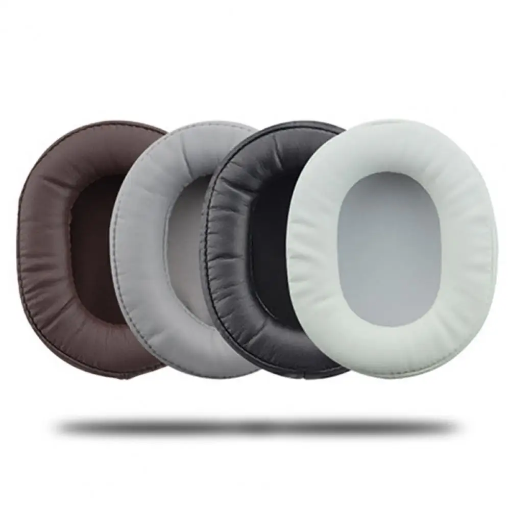 

1 Pair Soft Faux Leather Sponge Headphone Ear Pads Headset Accessories for Sony