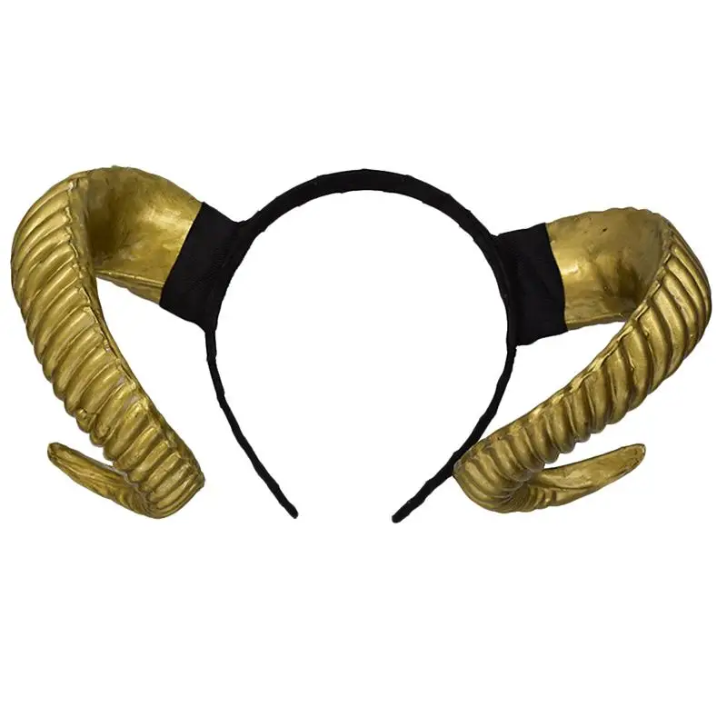 1pc Hair Hoop Artificial Sheep Horn Funny Performance Props Accessories for Party | Дом и сад