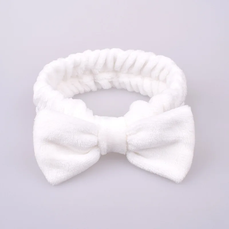 

Coral Fleece Soft Headband Cross Top Kont Hairband Elastic Hair Band For Women Girls Wash Face Turban Headwear Hair Accessories