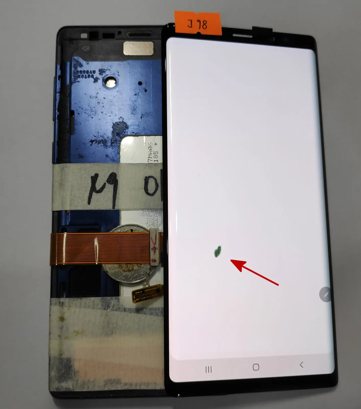 J98 Для samsung Galaxy Note 9 N960 N960F N960D N960DS дефект ЖК-дисплей кодирующий преобразователь сенсорного экрана в сборе 6," Super Amoled - Цвет: J98