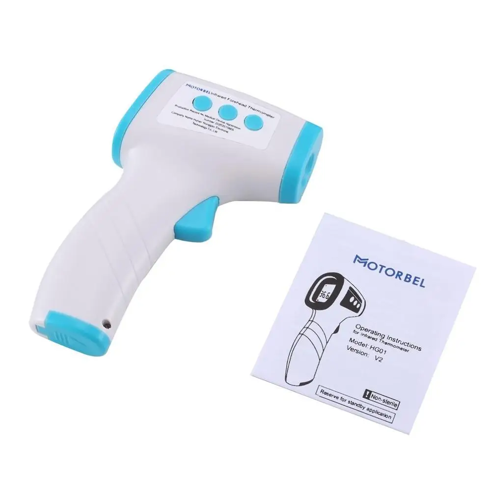 

Digital Infrared Thermometer Non-Contact Forehead IR Laser Electronic Home Baby Adult Fever Ear Body Temperature Gun