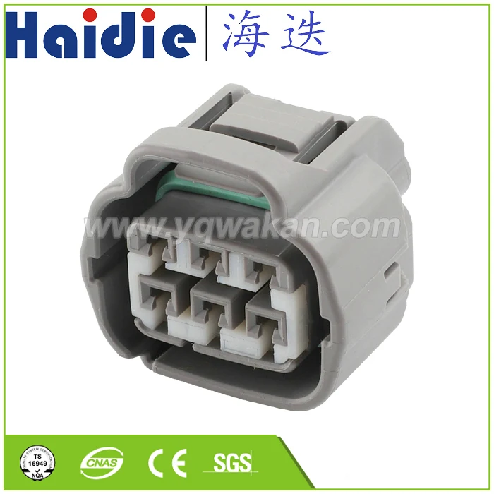 

Free shipping 2sets 6pin Toyota headlamp harness plug waterproof electronic cable connector 7283-7062-40 90980-11034