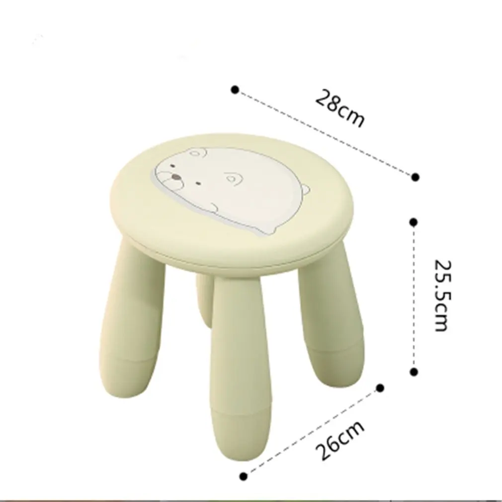 Креативные милые Мультяшные табуреты детский табурет портативный пластиковый