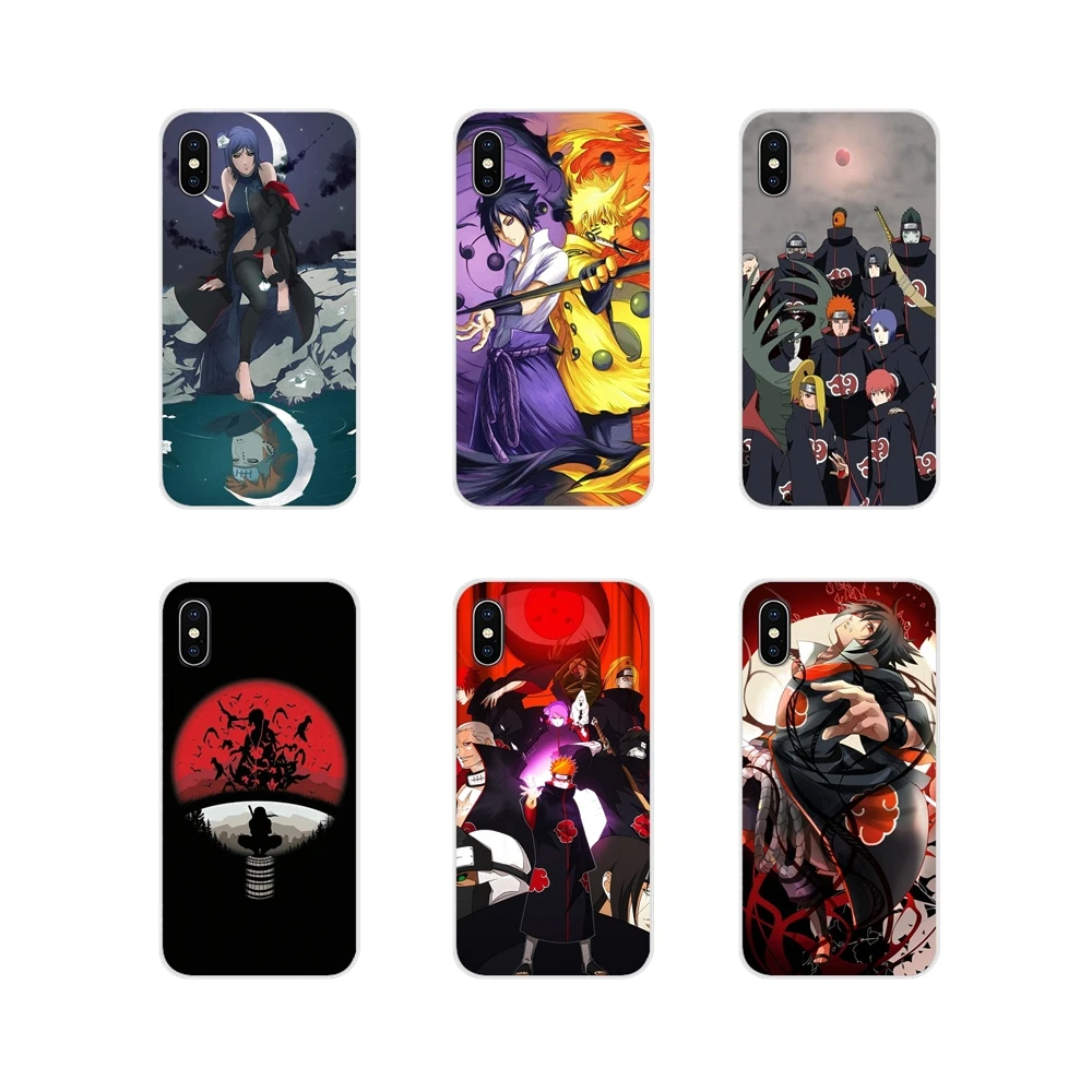 Чехлы для телефонов Samsung A10 A30 A40 A50 A60 A70 Galaxy S2 Note 2 3 Grand Core Prime Anime Naruto Akatsuki|Бамперы| |