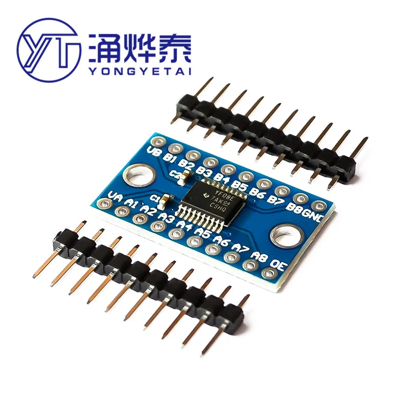 

YYT TXS0108E High-speed full-duplex 8-channel level conversion module 8-bit bidirectional voltage converter