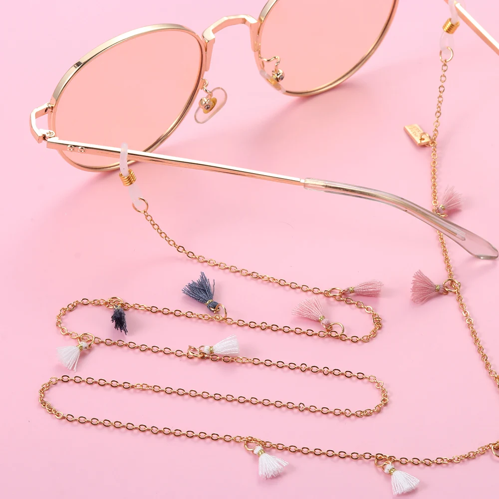 

1Pc Pearl Beaded Glasses Chains Lanyards Eyewear Retainer Face Mask Chain Necklace Strap Non-slip Eyeglass Holder Cord Neck