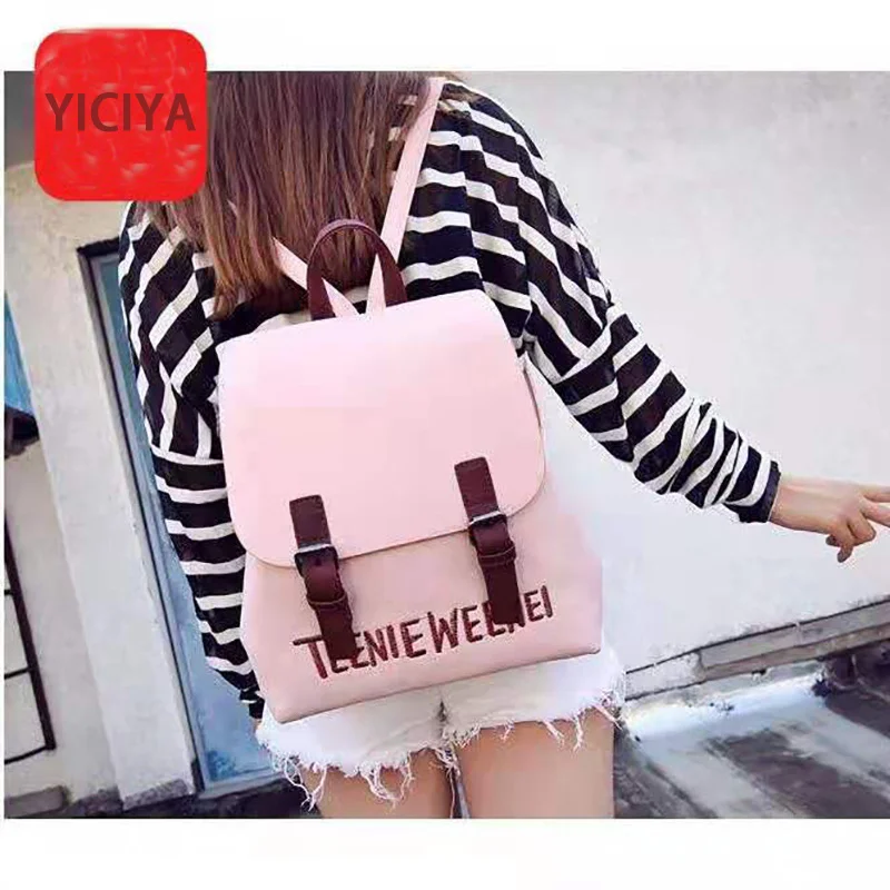 YICIYA женский рюкзак школьная сумка для девочек подростков из искусственной кожи