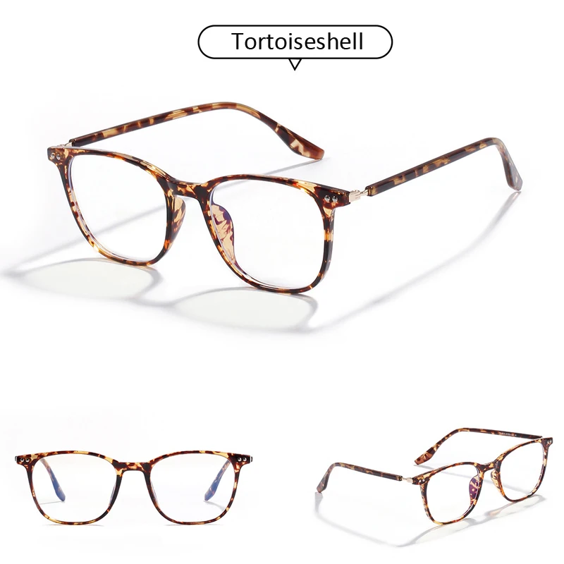 Мужские и женские очки оверсайз seemfly винтажная квадратная оправа TR90 для очков с