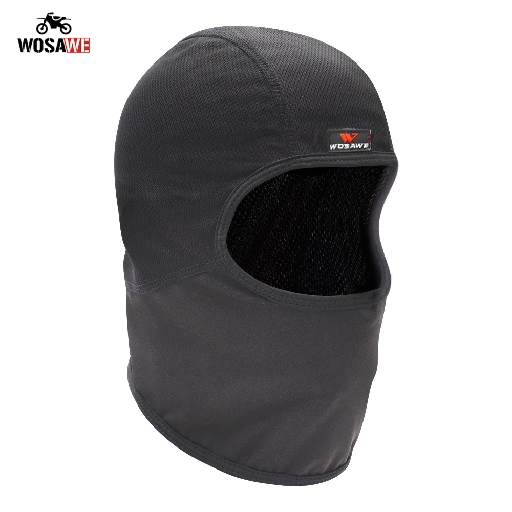 WOSAWE Motorcycle Racing Inner Cap Sweat Breathable Balaclava Cycling Face Mask Snowboard Bicycle Tactical Hat |