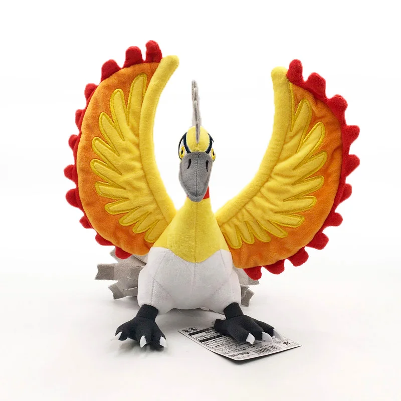 Takara Tomy Anime игрушка Покемон Ho Oh плюшевая игрушечная кукла отличный день рождения