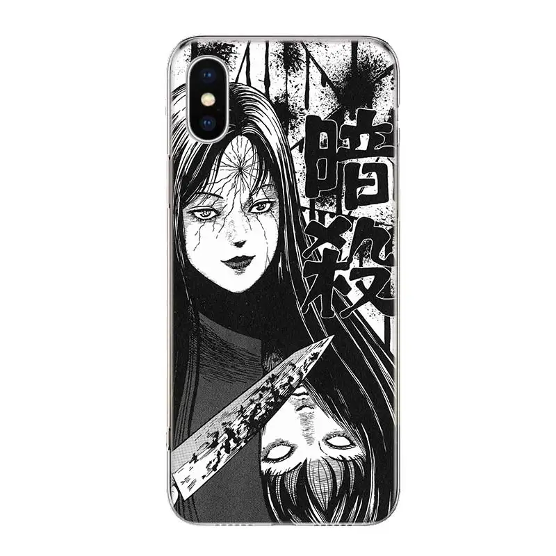 Junji Ito Terror Horror Anime Cover Phone Case For iPhone 11 14 Pro Max 13 12 Mini 6 X 8 6S 7 Plus XS + XR 5S SE Art Coque Cell
