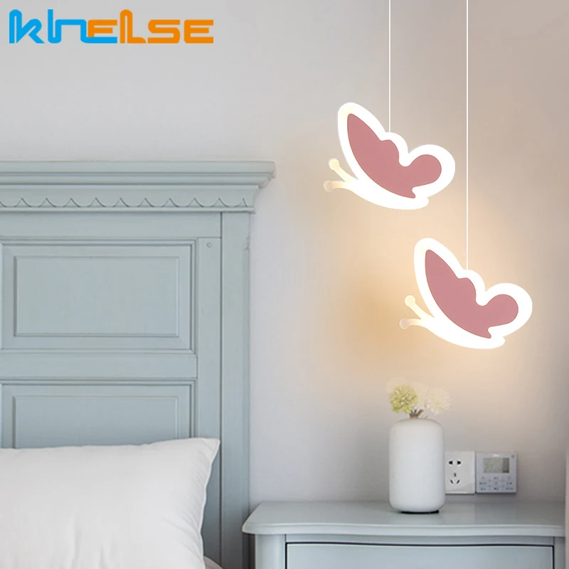 Светодиодная Подвесная лампа белого/розового цвета креативные милые