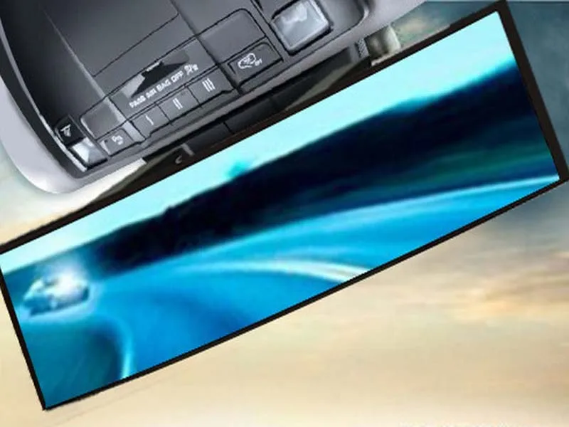 Автомобильное зеркало заднего вида широкоугольное после спорта светоотражающие