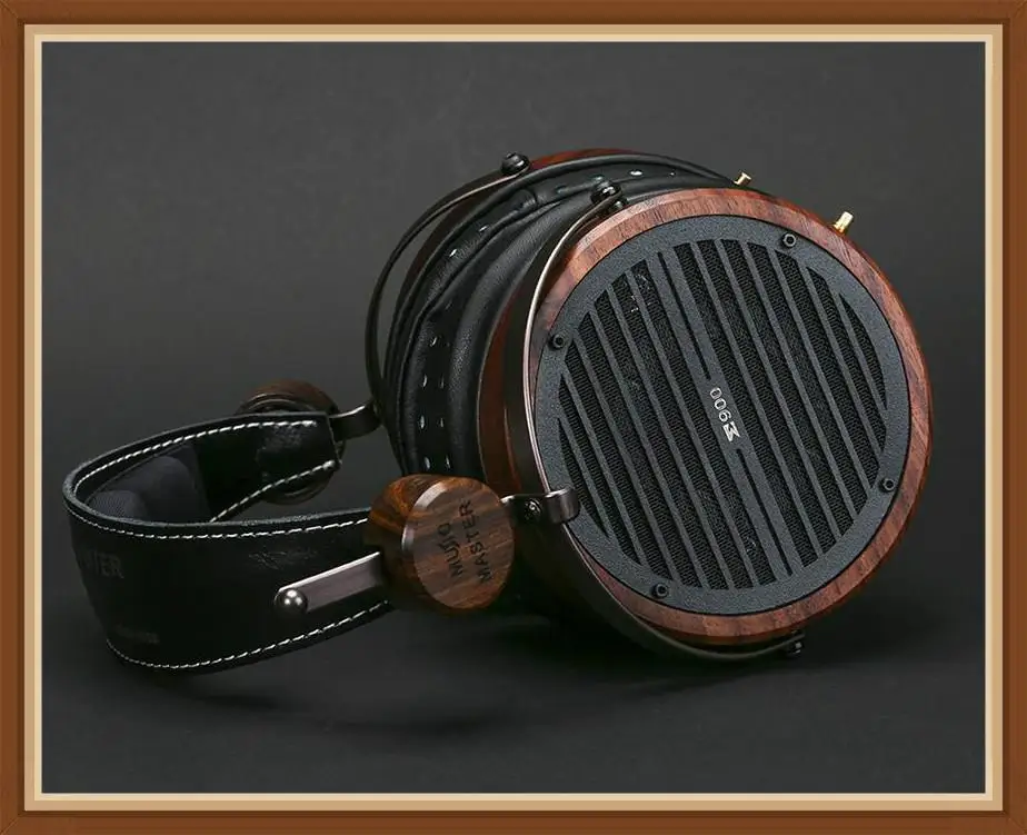 

Музыкальный мастер 108 мм 900 высокое сопротивление 200 Ом плоский двойной флюс Hifi музыка деревянные наушники гарнитура PK HD800 HE1000 LCD3